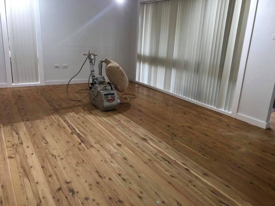 Sand and shop polish floors