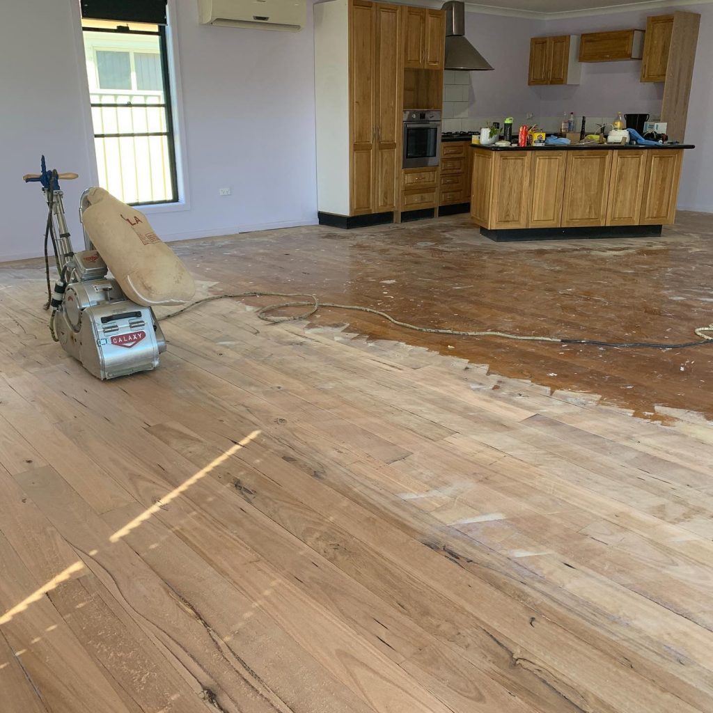 Floor Sanding In Action